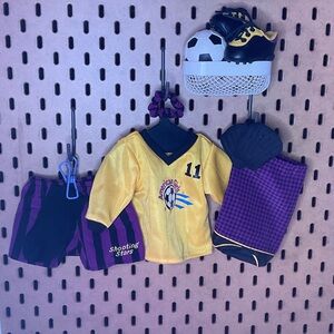 American girl doll outfit - Soccer Gear - 1996 to 2001